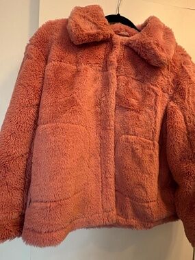 Faux Fur Pink Jacket
